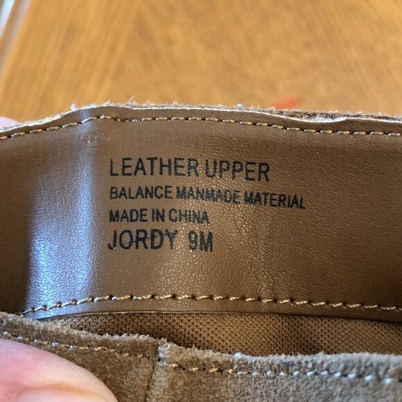 Violet & Red Jordy Brown Leather Suede Wedge Slouch Boots Size 9 - Picture 7 of 9